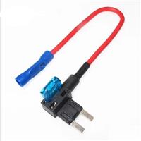 12V 10A Fuse Mini Blade Piggy Back Car Fuse Holder Motorcycle Automotive AWG