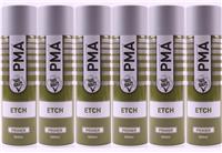 6x PMA Professional Acid Etch Primer Aerosol 500ml For Galvanised Aluminium