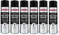 6x Simoniz High Build Primer Spray Putty Filler Aerosol Paint 500ml SIMB90D