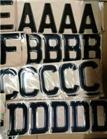3D Gel Resin Self Adhesive Letters for Car Number Plate Minimum 4 Letters 3d GEL