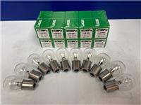 10x LUCAS R 382 LLB382 12V 21W STOP/TAIL/INDICATOR SINGLE FILAMENT LIGHT BULBS