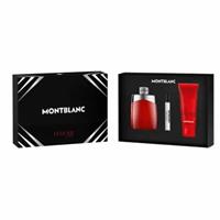 Mont Blanc Legend Red Eau De Parfum 100ml Spray 3 Ps Set For Him New