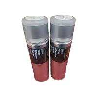BMW TITAN TITANIUM SILVER METALLIC SPRAY PAINT 300ML CANS HALFORDS x2