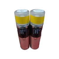 FIAT BROOM YELLOW SPRAY PAINT 300ML CANS HALFORDS x2