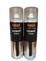 CLEAR LACQUER PROTECTIVE GLOSS 300ML HALFORDS CANS X2