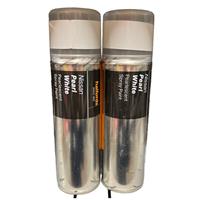 NISSAN PEARL WHITE PEARLESCENT SPRAY PAINT 300ML CANS HALFORDS X2.