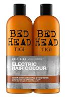 Tigi Bed Head Colour Goddess Duo Oil Infused Shampoo 750ml, Conditioner 750ml - Standard Regular Size