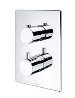 Deva KAHA Modern Concealed Thermostatic Shower Valve Single Outlet NEW - Chrome