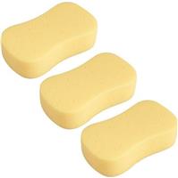 3 x Super Quality Synthetic Jumbo Sponge Washing Cleaning Valeting Car Van Home