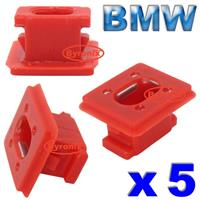 BMW E46 3 E65 E66 7 Series X3 E85 RED DASH TRIM INSERTS CLIPS GROMMETS INTERIOR