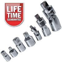 SOCKET ADAPTOR Set 1/4 3/8 1/2 Dr Step Up Down Universal Wobbly Socket Adapters