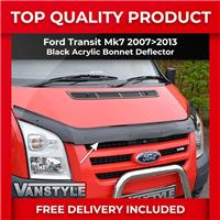 FOR FORD TRANSIT MK7 07-13 BONNET WIND BUG STONE DEFLECTOR PROTECTOR NOT BRA VAN