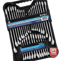 Combination SPANNER Wrench Set 32 AF & Metric Spanners Inc Stubby WRENCHES