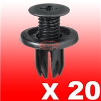BMW MINI FRONT REAR INNER WHEEL ARCH LINER SPLASHGUARD TRIM CLIPS LINING X 20