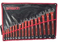 SPANNER SET 16PC METRIC AF DROP FORGED COMBINATION WRENCH IN CASE 6-32MM K0550