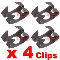 VW AUDI SEAT SKODA BRAKE HOSE LINE RETAINING SPRING CLIP METAL CLAMP PIPE X 4