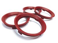 66.6 - 57.1 Spigot Rings, Set of 4, Hub Rings, TUV Approved, VW AUDI SEAT SKODA