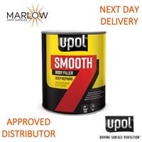 U-POL Smooth 7 Car Body Filler 3L with BPO Hardener for Deep Repairs