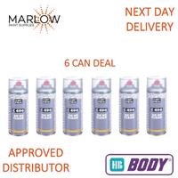 6 X HB Body 496 2K HS CLEARCOAT Professional Clear Coat Lacquer 400ml aerosol