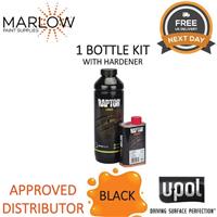 U-POL RAPTOR Black Bed Liner Coating Kit 0.95L with Hardener - New