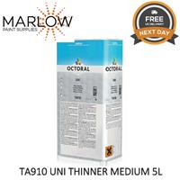 OCTORAL TA910 MEDIUM UNI THINNER 2K BASECOAT 5L  - FREE NEXT DAY DELIVERY