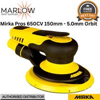 Mirka Pros 650CV 150mm DA Air Sander 5mm Orbit - Central Vacuum
