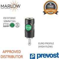 PREVOST ESI 071810 PREVO S1 AIR SAFETY QUICK COUPLING HVLP 10MM HOSE TAIL