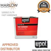 U-POL S2030 2K Fast Hardener 2.5L for Paint & Primer - Quick Drying Solution