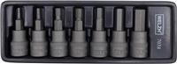 Welzh Werkzeug 7pc -3/8"Drive Impact Allen Key, Hex Bit Sockets - H3 -H10 7038