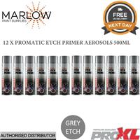 12 x PROMATIC EP500 Grey Etch Primer 500ml Aerosol etching primer Spray Paint