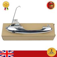 For Fiat 500 & 500C Outer Chrome Door Handle Right Side Driver Side 735592012