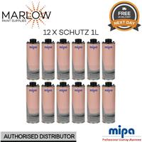 12 X MIPA SCHUTZ UNDER SEAL UNDERBODY RUST PROTECTION PROTECTOR BLACK 1L