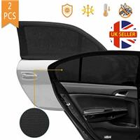 2x Universal Car Sun Mesh Blind Rear Window UV Protector Sun Shade For Baby Kids