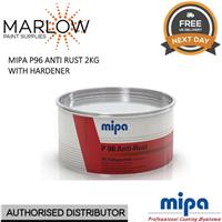 MIPA P96 ANTI RUST FILLER 2KG WITH HARDENER - ANTI CORROSIVE CAR BODY FILLER