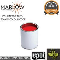 400ML U-POL Raptor Tint Colour - Any Code, Tough Bed Liner Paint