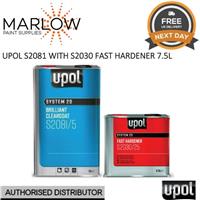 U-POL S2081 Clear Coat Lacquer HS 2K 7.5L Kit with S2030 Fast Hardener