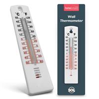 2 x WALL THERMOMETER Indoor Outdoor Home Office Garden Temperature Mounted