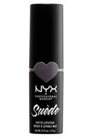 NYX Suede Matte Lipstick Smudge Me 21 Lips