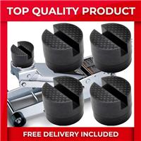 50mm 4x Rubber Pad Rubber Block Hydraulic Ramp Jacking pads Trolley Jack Adapter
