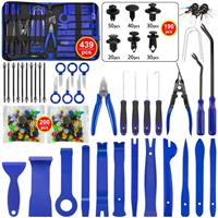 439Pcs Car Trim Removal Pry Tool Molding Kit Panel Door Dash Interior Clip Set