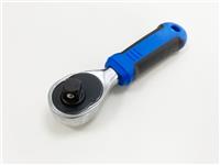1/4" & 3/8" Stubby Dual Head Ratchet Wrench Handle 72 Teeth Reversible
