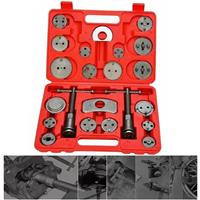 UNIVERSAL NEW BRAKE CALIPER PISTON REWIND WIND BACK TOOL KIT 23 PIECES SET