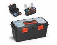 13 TOOL BOX MAESTRO PLASTIC CHEST BAG STORAGE BAG CASE & TRAY HEAVY DUTY NEW