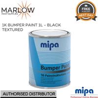 MIPA 1K BUMPER PAINT TEXTURE 1LTR - BLACK