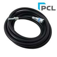 PCL Air Hose with Fittings 5M Air line Professional Rubber Alloy & Couplings