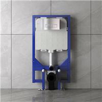 Bathroom 1.14M Wall Mounted Toilet Concealed Cistern Frame with Flush Plate Set