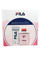 Fila Women Eau de Toilette Spray 100ml Shower Gel 200ml Womens Fragrance Set - Standard Regular Size