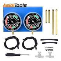 2 Cylinder Motorcycle Fuel Vacuum Carburetor Synchronizer Gauge Sync Tool Set