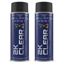 X2 2k Clear Coat Lacquer Aerosol Spray 400ml Fast Drying High Gloss Solid