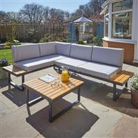 Modular Garden Furniture Sofa And Matching Coffee Table Set Outdoor Furniture